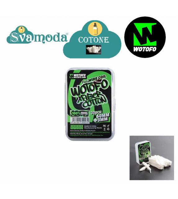 WOTOFO X FIBER COTTON 66MM 3MM 30 PZ