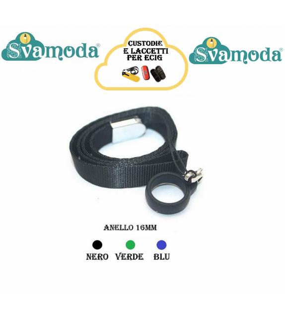 SVAMODA TRACOLLA TESSUTO CON ANELLO 16MM PER E-CIG