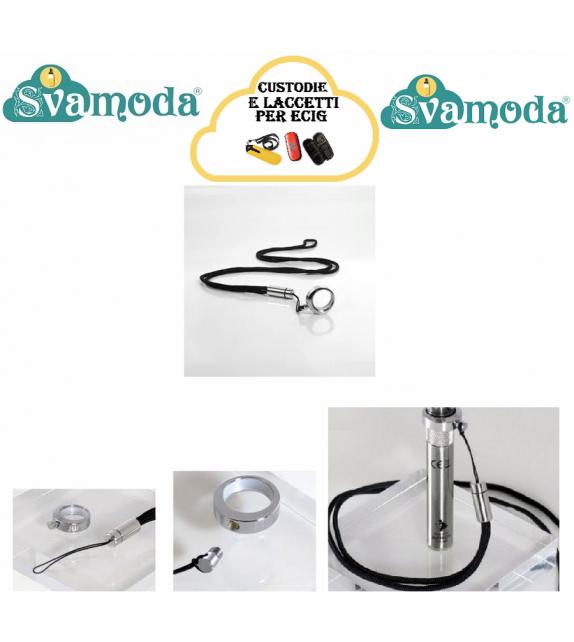 SVAMODA TRACOLLA TESSUTO CON ANELLO REGOLABILE 14MM