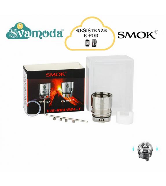 SMOK  V12 RBA/RBA-T RESISTENZA RIGENERABILE