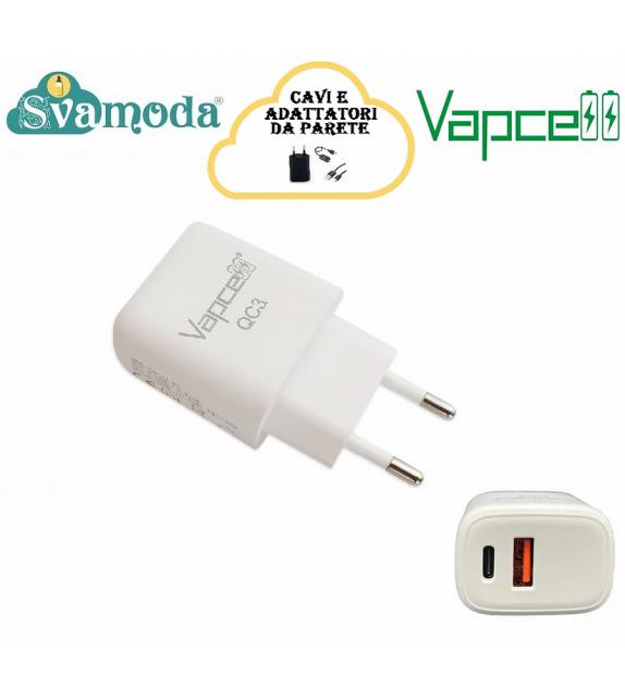 VAPCELL ADATTATORE DA PARETE QC3 18W