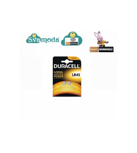 DURACELL BOTTONE ALCALINA LR43