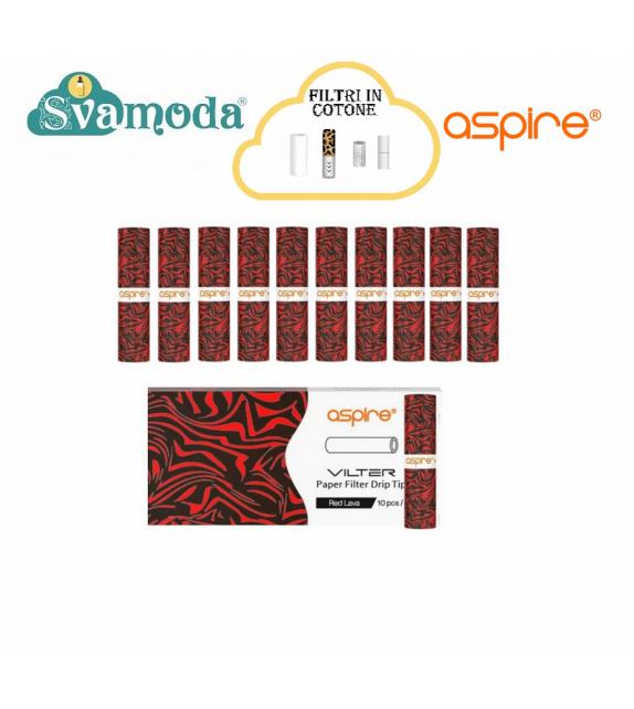 ASPIRE FILTRI VILTER RED LAVA (10Pz)