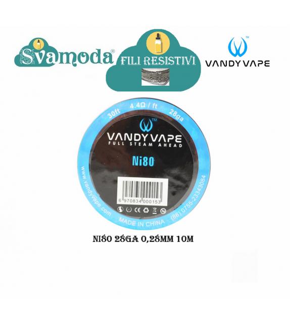 VANDY VAPE FILO RESISTIVO NI80 28GA 0,28MM