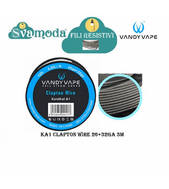 VANDY VAPE FILO RESISTIVO KA1 CLAPTON WIRE 26GA+32GA