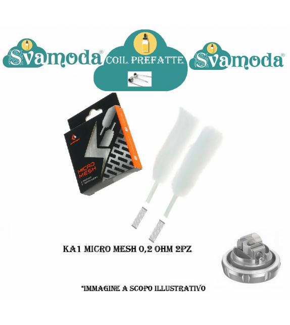 SVAMODA COIL PREFATTA KA1 MICRO MESH 0,2 OHM
