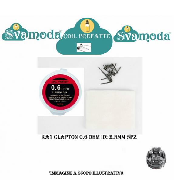 SVAMODA COIL PREFATTA KA1 CLAPTON 0,6 OHM