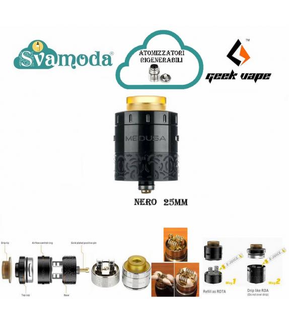 GEEK VAPE MEDUSA BF RDTA ATOMIZZATORE RIGENERABILE GEEK VAPE MEDUSA BF RDTA ATOMIZZATORE RIGENERABILE