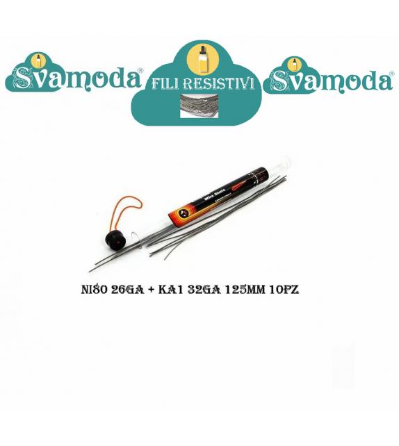 SVAMODA FILO RESISTIVO NI80 26GA+ KA1 32GA 125MM