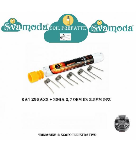 SVAMODA COIL PREFATTA KA1 26GAx2 + 32GA 0,7 OHM