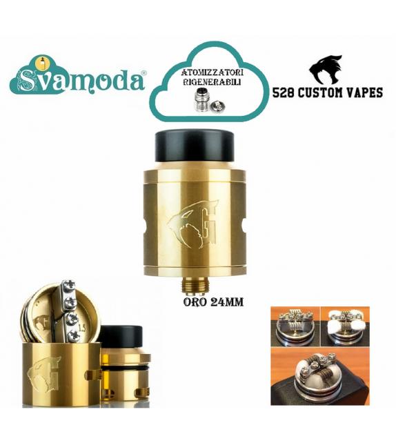 528 CUSTOM VAPES GOON V1.5 24 RDA ATOMIZZATORE RIGENERABILE
