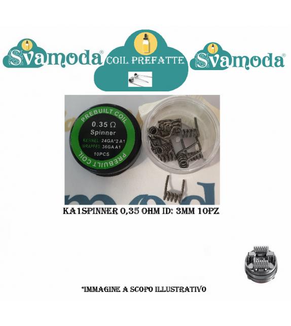 SVAMODA COIL PREFATTA KA1 PREBUILT SPINNER 0,35 OHM