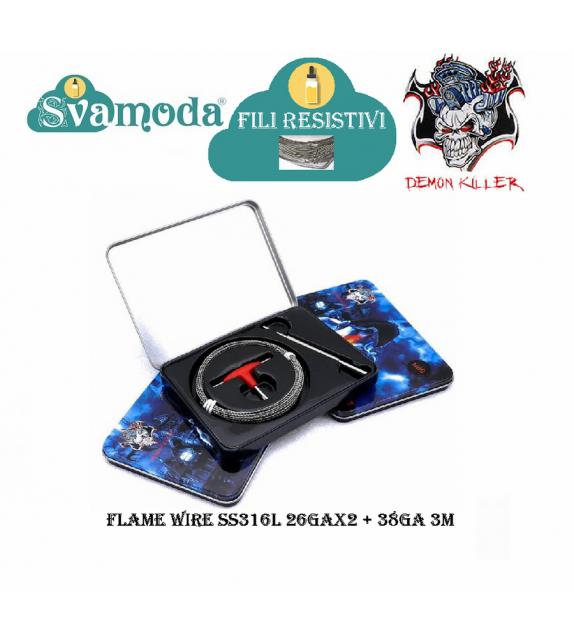 DEMON KILLER FLAME WIRE SS316L 26GAx2 + 38GA