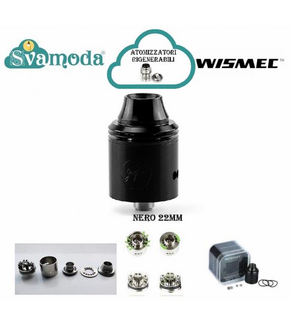 WISMEC INDESTRUCTIBLE 22 RDA ATOMIZZATORE RIGENERABILE