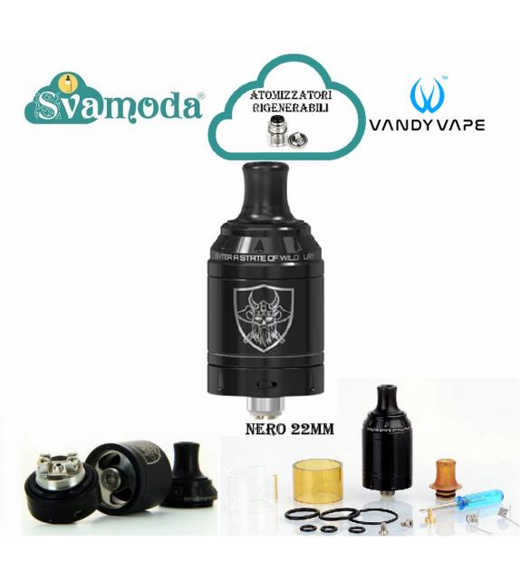 VANDY VAPE BERSERKER MINI 22 MTL RTA ATOMIZZATORE RIGENERABILE