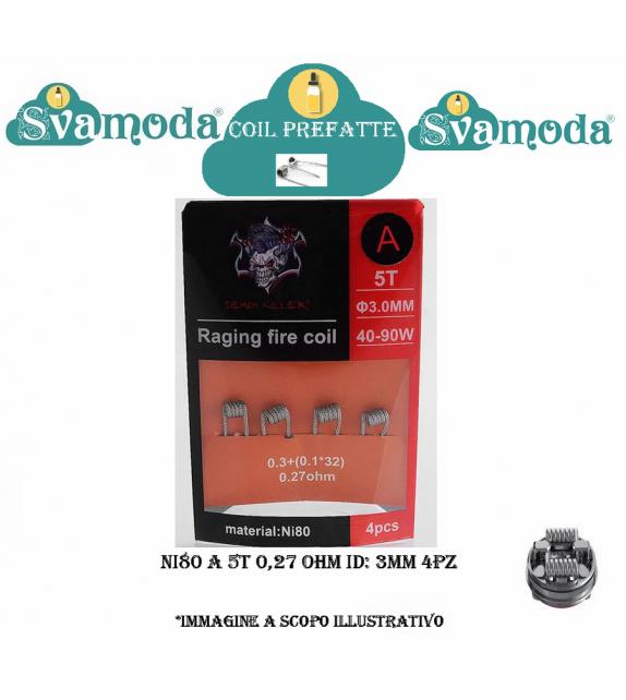 SVAMODA COIL PREFATTA NI80 A 5T 0,27 OHM