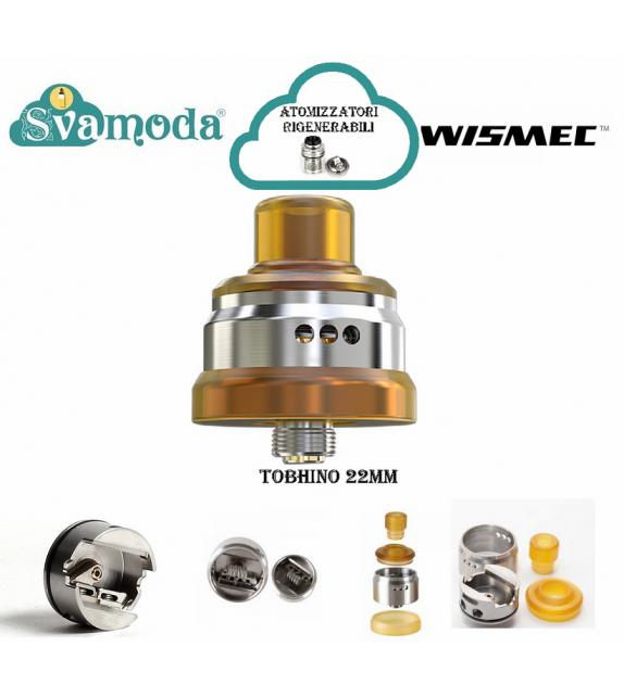 WISMEC TOBHINO 22 BF RDA ATOMIZZATORE RIGENERABILE