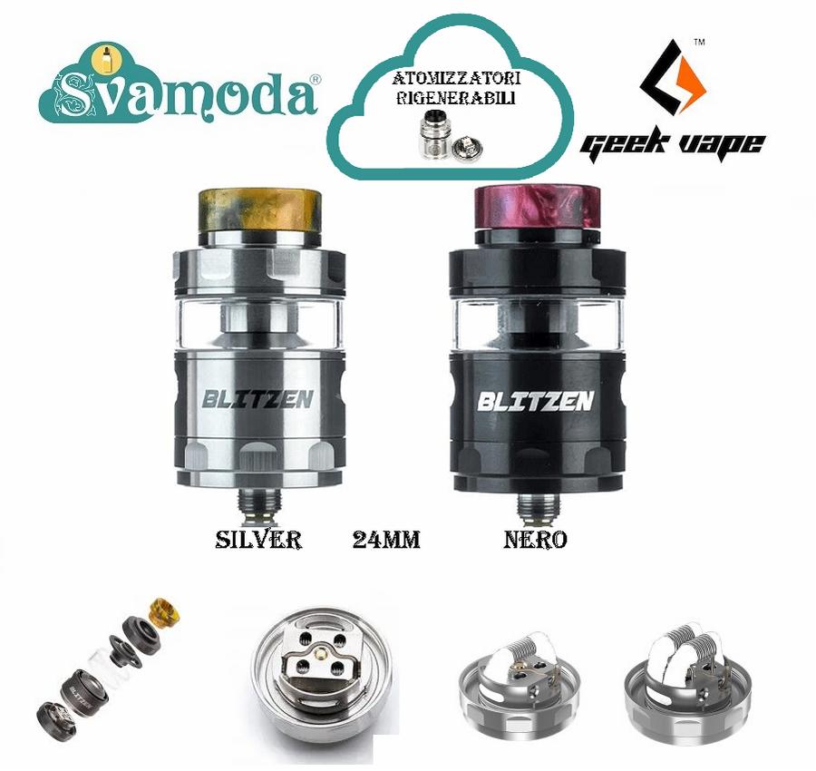 GEEK VAPE BLITZER 24 RTA ATOMIZZATORE RIGENERABILE