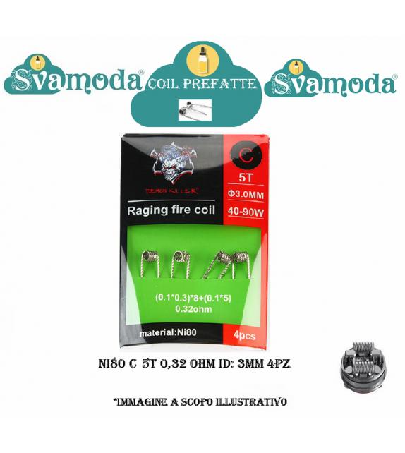 SVAMODA COIL PREFATTA NI80 C 5T 0,32 OHM
