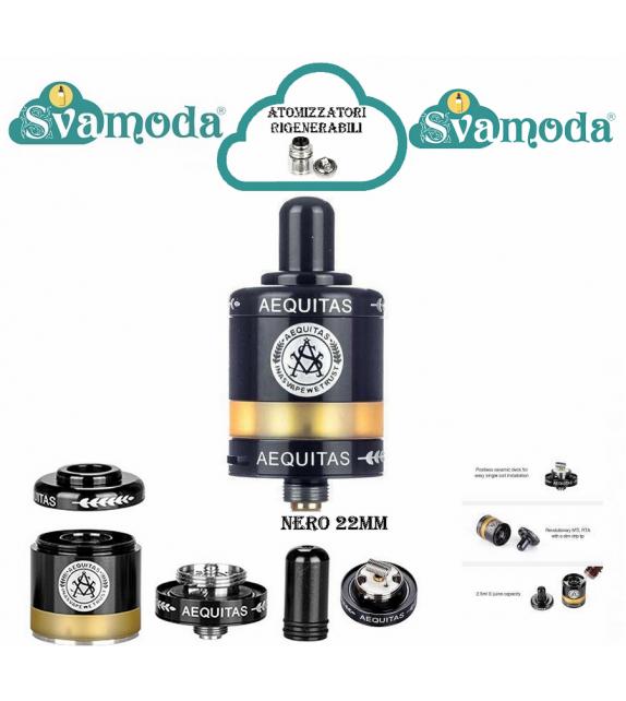 SVAMODA ASVAPE ZETA 22 MTL RTA ATOMIZZATORE RIGENERABILE