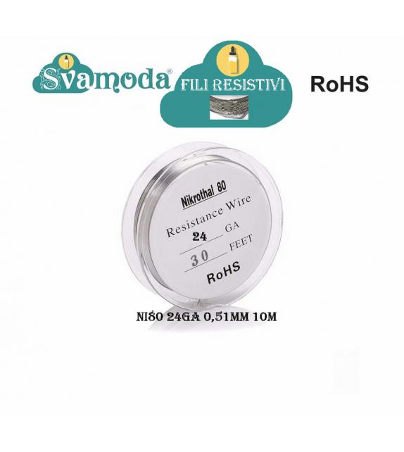 ROHS FILO RESISTIVO NIKROTHAL80 24GA 0,51MM