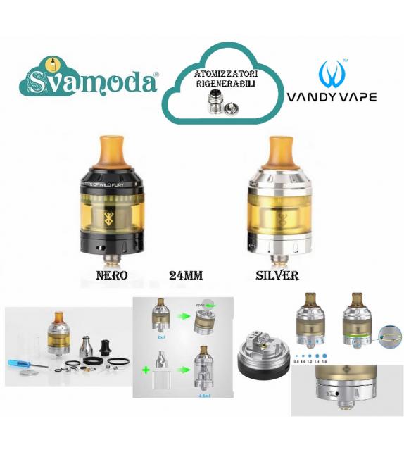 VANDY VAPE BSKR V 1.5 24 MTL RTA ATOMIZZATORE RIGENERABILE