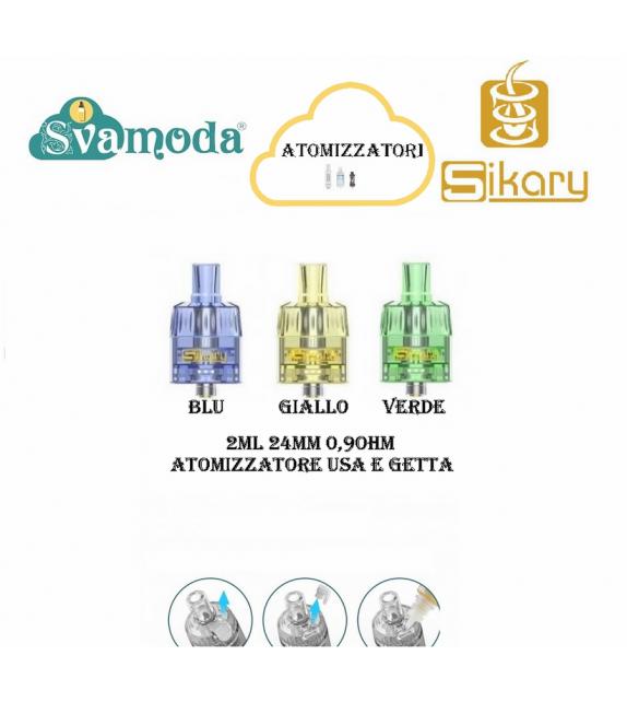 SIKARY TUTU TANK MTL ATOMIZZATORE USA E GETTA
