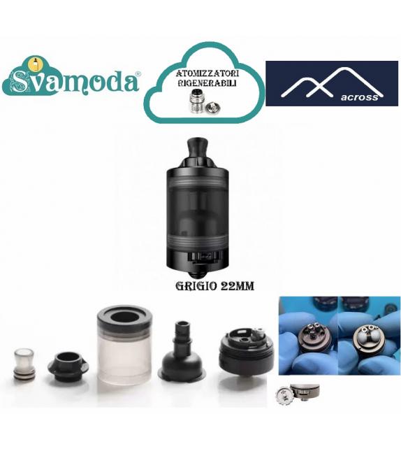 ACROSS VAPE ROULETTE 22 MTL RTA ATOMIZZATORE RIGENERABILE