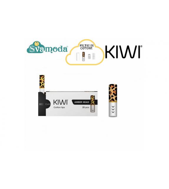 KIWI VAPOR COTTON TIPS AMBER HEAD (20 Pz)