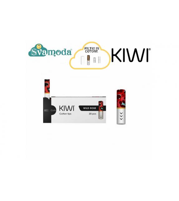 KIWI VAPOR COTTON TIPS WILD ROSE (20 Pz)